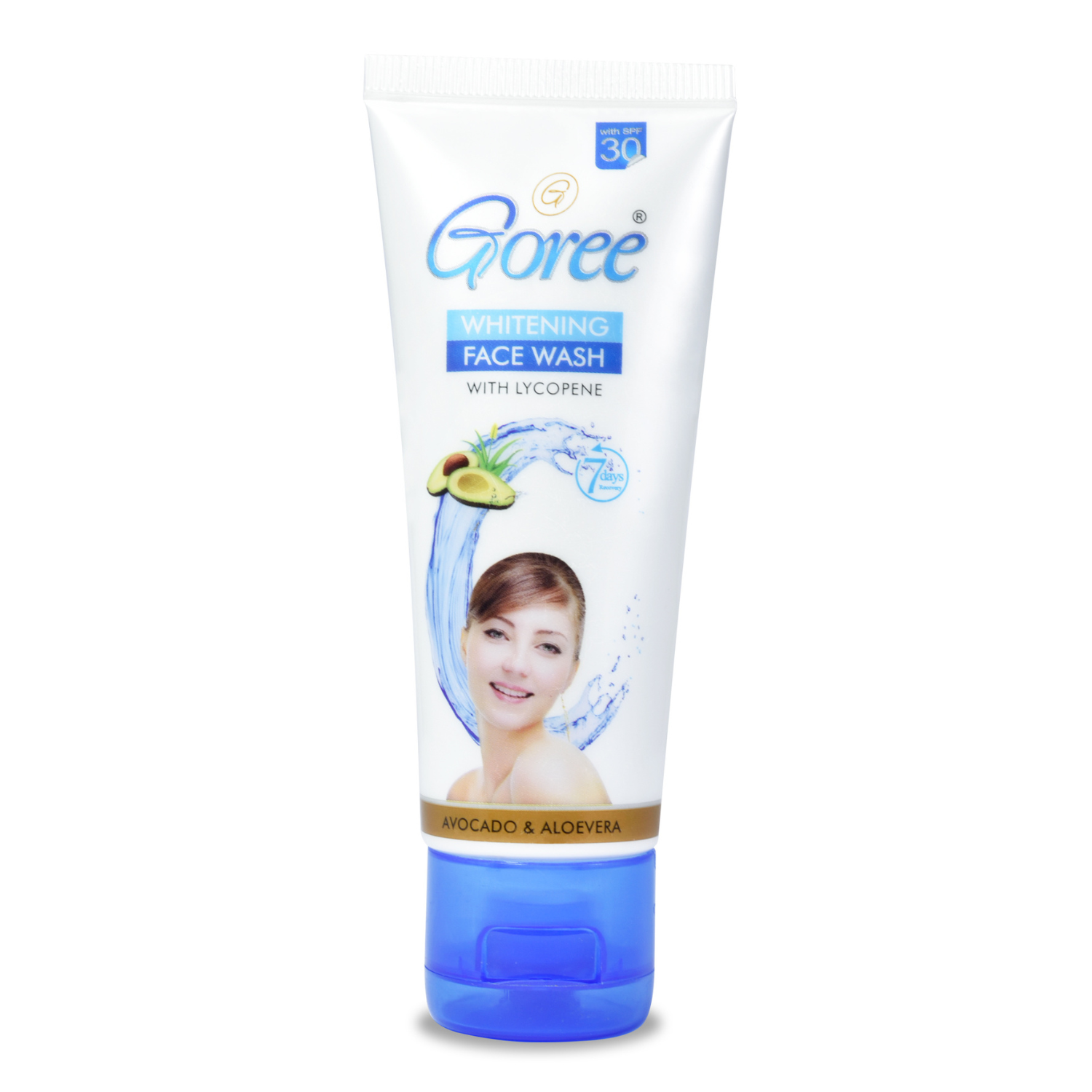 GOREE WHITENING FACE WASH WITH LYCOPENE (BLUE) 70ml